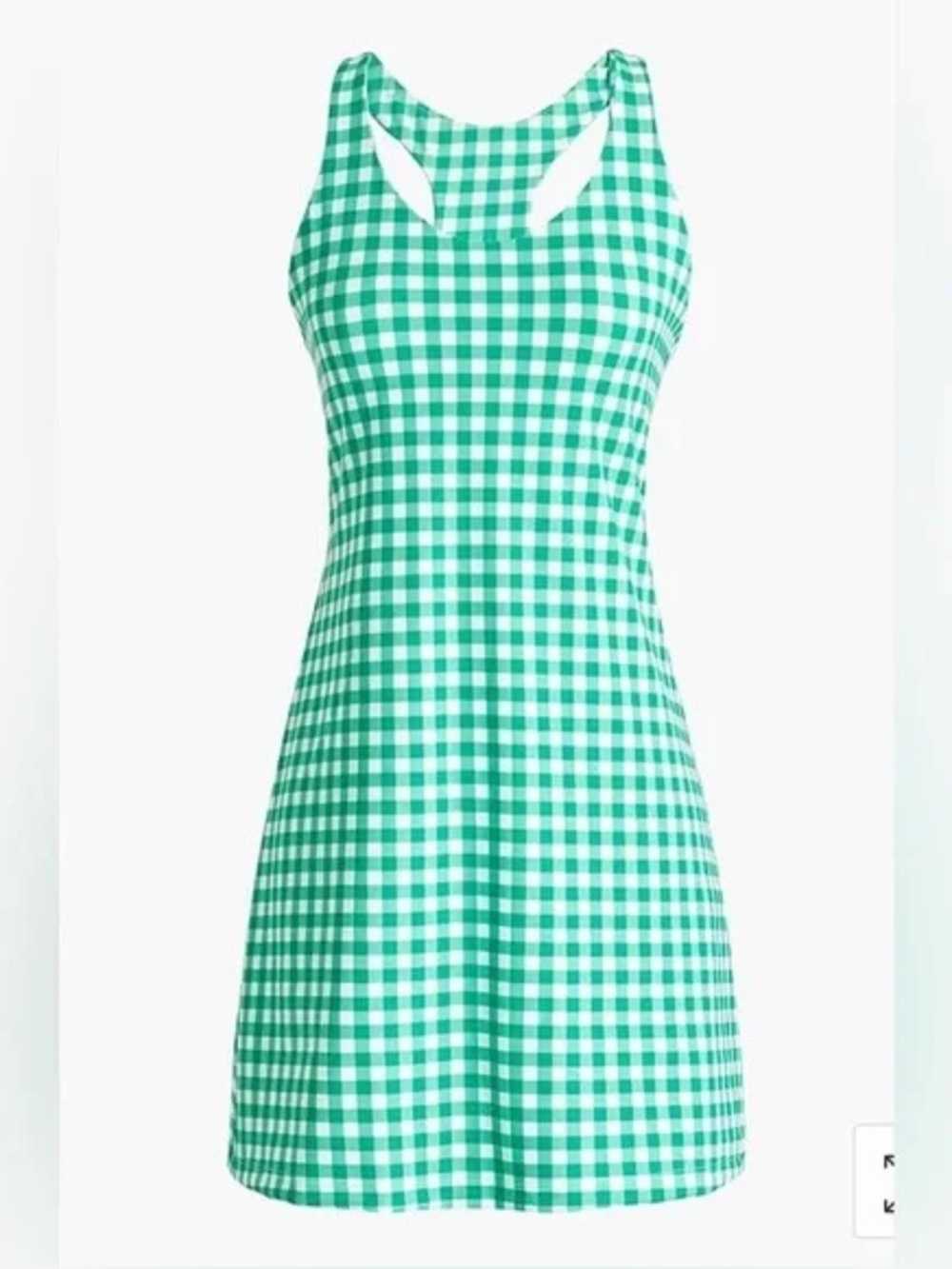 ☀️2/$29 Sale! J. Crew Green and White Gingham Mini Dress